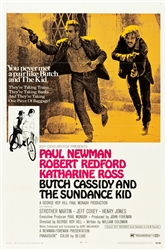 Butch Cassidy and the Sundance Kid Original US One Sheet
Vintage Movie Poster
Paul Newman
Robert Redford