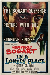 In A Lonely Place Original US One Sheet
Vintage Movie Poster
Humphrey Bogart