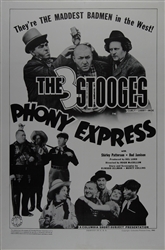 The Three Stooges Phony Express Original US One Sheet