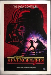 Revenge of the Jedi US Original One Sheet
Vintage Movie Poster
Star Wars