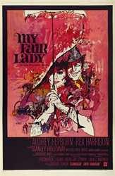 My Fair Lady US One Sheet
Vintage Movie Poster
Audrey Hepburn
Rex Harrison