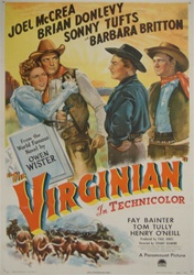 The Virginian US One Sheet