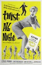 Twist All Night US Original One Sheet