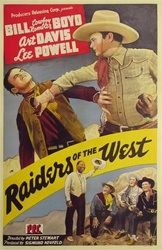 Raiders of West US Original One Sheet