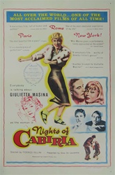 Nights of Cabiria US Original One Sheet
