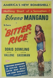 Bitter Rice US Original One Sheet