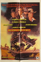 Once Upon A Time in the West US Original One Sheet