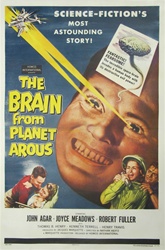 The Brain from Planet Arous Original US One Sheet