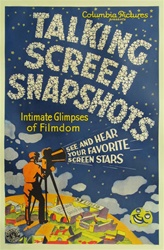 Talking Screen Snapshots Original US One Sheet