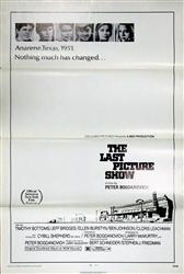 The Last Picture Show Original US One Sheet