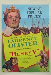 Henry V Original US One Sheet