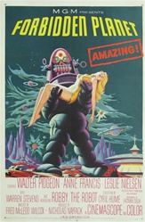 Forbidden Planet Original US One Sheet