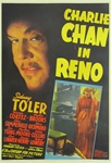 Charlie Chan In Reno Original US One Sheet
Vintage Movie Poster
Sidney Toler