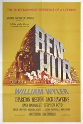 Ben Hur Original US One Sheet
Vintage Movie Poster
Best Picture