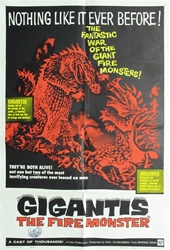 Gigantis The Fire Monster Original US One Sheet
Vintage Movie Poster