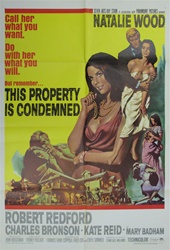 This Property Condemned Original US One Sheet
Vintage Movie Poster
Natalie Wood