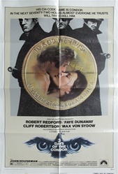 Three Days Of The Condor Original US One Sheet
Vintage Movie Poster