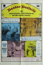 Doctor Dolittle Original US One Sheet
Vintage Movie Poster
Rex Harrison