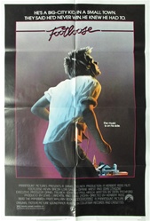 Footloose Original US One Sheet
Vintage Movie Poster
Kevin Bacon