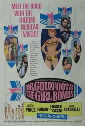 Dr. Goldfoot And The Girl Bombs Original US One Sheet
Vintage Movie Poster