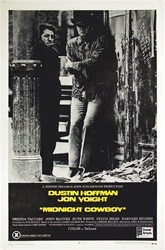 Midnight Cowboy Original US One Sheet
Vintage Movie Poster
Dustin Hoffman
Jon Voight
Best Picture