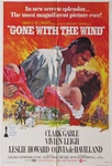 Gone With The Wind Original US One Sheet
Vintage Movie Poster
Clark Gable
