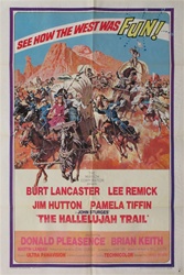 The Hallelujah Trail Original US One Sheet
Vintage Movie Poster
Burt Lancaster