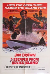 I Escaped From Devil's Island Original US One Sheet
Vintage Movie Poster
Jim Brown