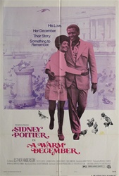 A Warm December Original US One Sheet
Vintage Movie Poster
Sidney Poitier