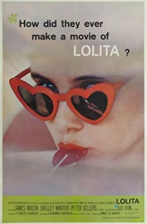 Lolita US Original One Sheet
Vintage Movie Poster
Stanley Kubrick