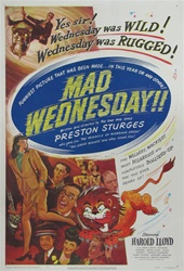 Mad Wednesday Original US One Sheet
Vintage Movie Poster
Preston Sturges