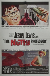 The Nutty Professor Original US One Sheet
Vintage Movie Poster
Jerry Lewis