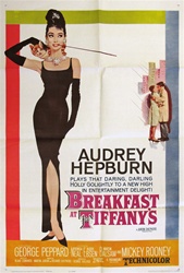 Breakfast At Tiffany's Original US One Sheet
Vintage Movie Poster
Audrey Hepburn