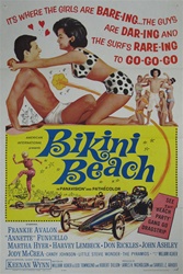 Bikini Beach Original US One Sheet
Vintage Movie Poster
Frankie Avalon