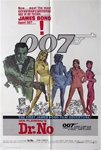 Dr. No Original US One Sheet
Vintage Movie Poster
James Bond