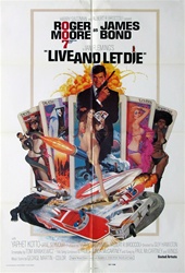 Live And Let Die Original US One Sheet
Vintage Movie Poster
James Bond