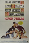 4 For Texas Original US One Sheet
Vintage Movie Poster
Frank Sinatra