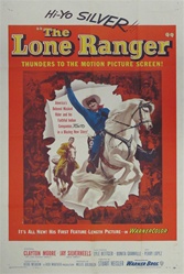 The Lone Ranger Original US One Sheet
Vintage Movie Poster
Clayton Moore