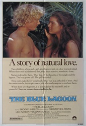 The Blue Lagoon Original US One Sheet
Vintage Movie Poster
Brooke Shields