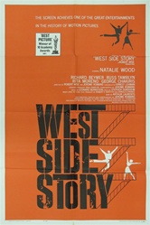 West Side Story US Original One Sheet
Vintage Movie Poster
Best Picture