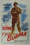 Objective Burma Original US One Sheet
Vintage Movie Poster
Errol Flynn