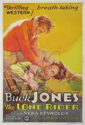 The Lone Rider Original US One Sheet
Vintage Movie Poster
Buck Jones
