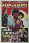 Mogambo Original US One Sheet
Vintage Movie Poster
Clark Gable
