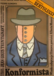 Polish Movie Poster The Conformist
Vintage Movie Poster
Bertolucci