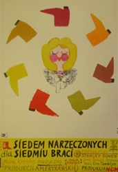 Polish Movie Poster Seven Brides For Seven Brothers