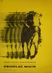 Polish Movie Poster Saddle In the Wind