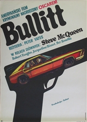 Polish Movie Poster Bullitt
Vintage Movie Poster
Steve McQueen