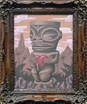 Pooch Tiki's Twilight Original Painting