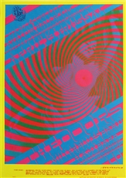 The Doors And The Miller Blues Band Original Concert Poster
Avalon Ballroom
Victor Moscoso