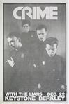 Crime Original Punk Concert Poster
Original Punk Concert Flyer
Punk Poster
Mabuhay Gardens
James Stark